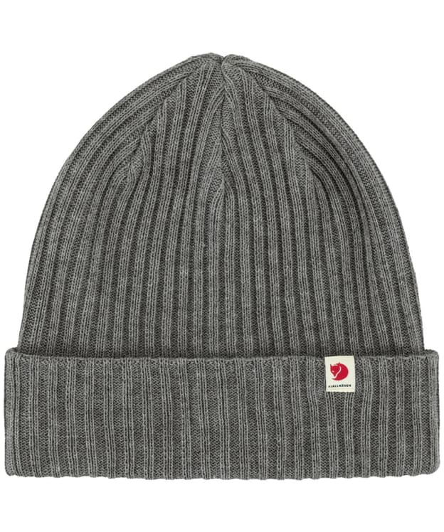 Fjällräven Ribbed Beanie Hat - Grey