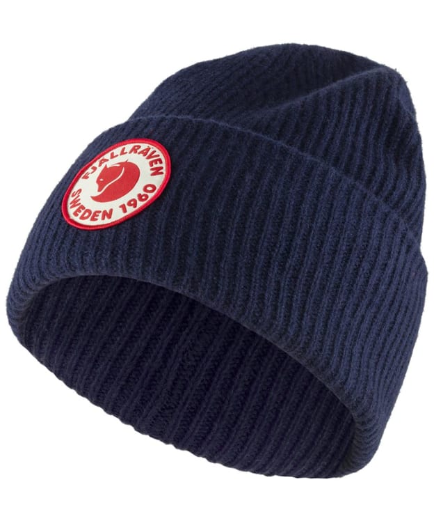 Fjallraven 1960 Logo Beanie Hat - Dark Navy