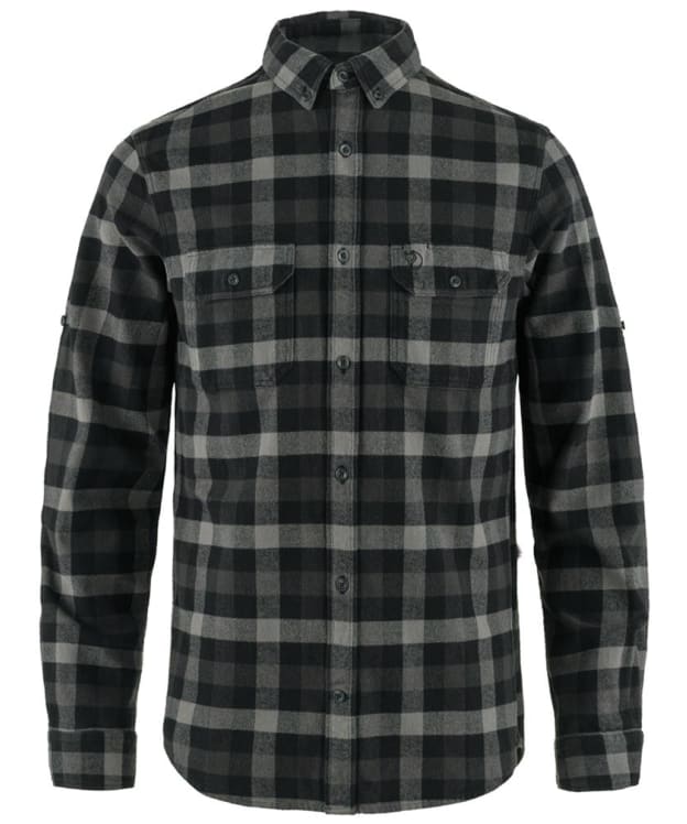 Men’s Fjallraven Skog Long Sleeve Shirt - Deep Forest / Laurel Green