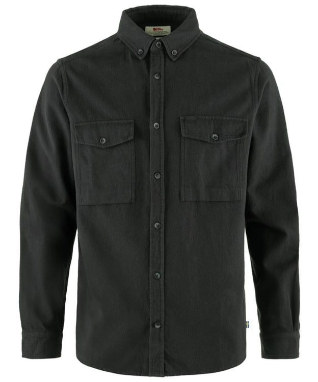 Men's Fjällräven Övik Twill Shirt - Dark Grey / Dark Grey