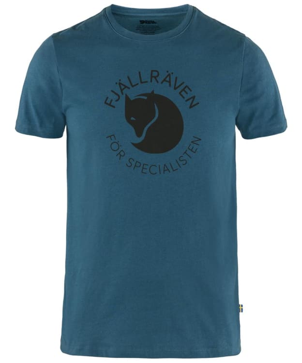 Men’s Fjallraven Fox Short Sleeve T-Shirt - Indigo Blue