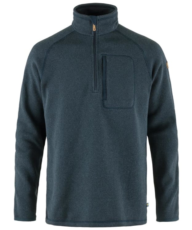 Men’s Fjällräven Övik Half Zip Fleece - Navy