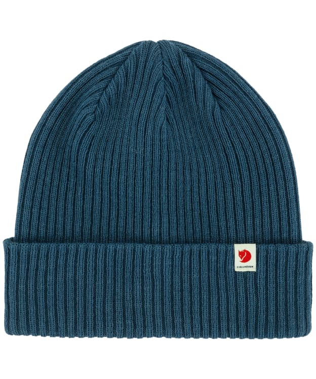 Fjällräven Ribbed Beanie Hat - Indigo Blue