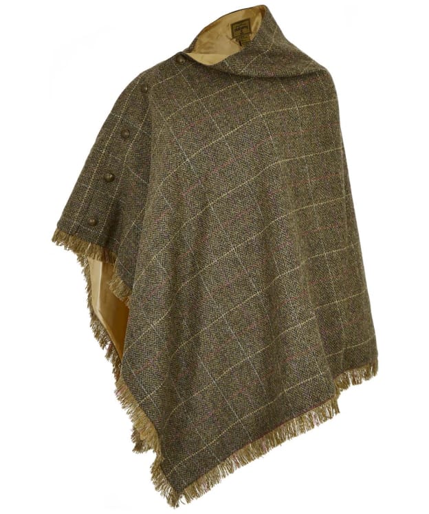 Women's Dubarry Hazelwood Teflon® Tweed Poncho - Thistle