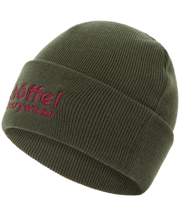 Schöffel Exeter Ribbed Knitted Beanie Hat - Forest
