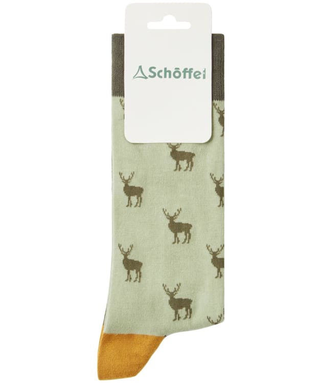 Men’s Schöffel Single Cotton Socks - Woodland Stag