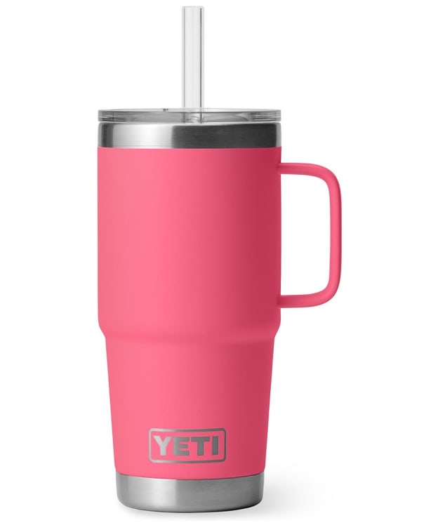 YETI Rambler 25oz Stainless Steel Vacuum Insulated Straw Mug - Tropical Pink