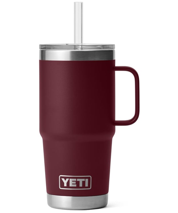 YETI Rambler 25oz Stainless Steel Vacuum Insulated Straw Mug 2.0 - Wild Vine Red