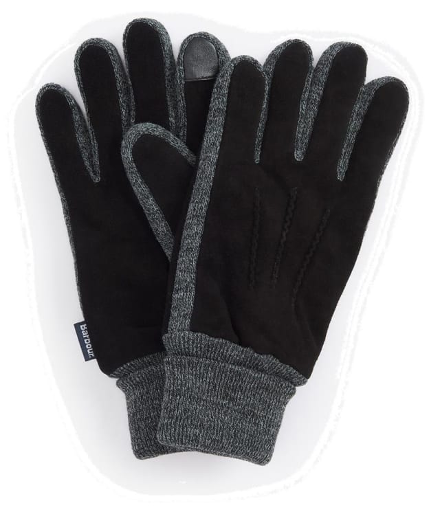 Men's Barbour Magnus Gloves - Black / Grey