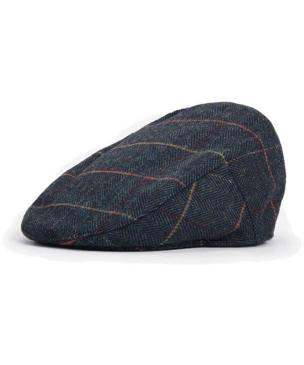 Men’s Barbour Wilkin Flat Cap - Navy Herringbone
