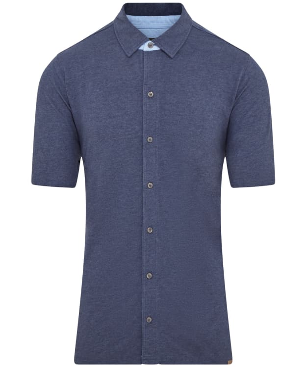 Men's Ariat Ingleside Short Sleeve Shirt - Navy Heather