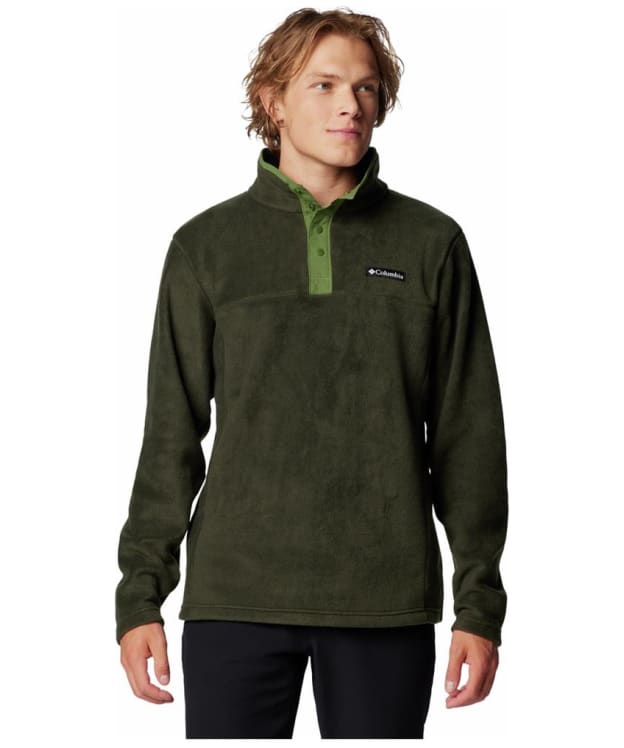 Men's Columbia Steens Mountain Half Snap II Fleece - Greenscape