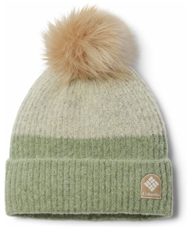 Columbia Winter Blur Pom Pom Beanie - Safari / Chalk