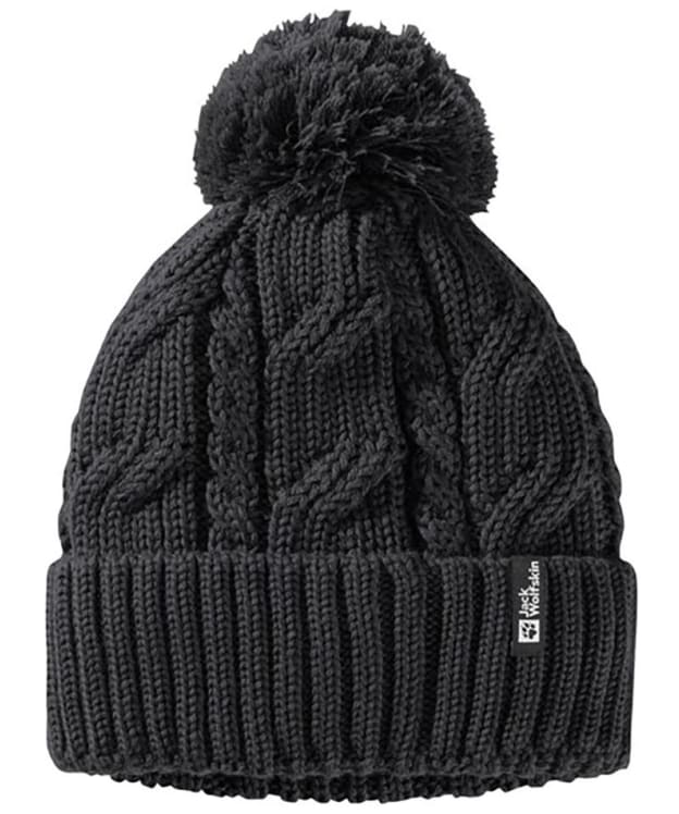 Jack Wolfskin Pompom Beanie - Black