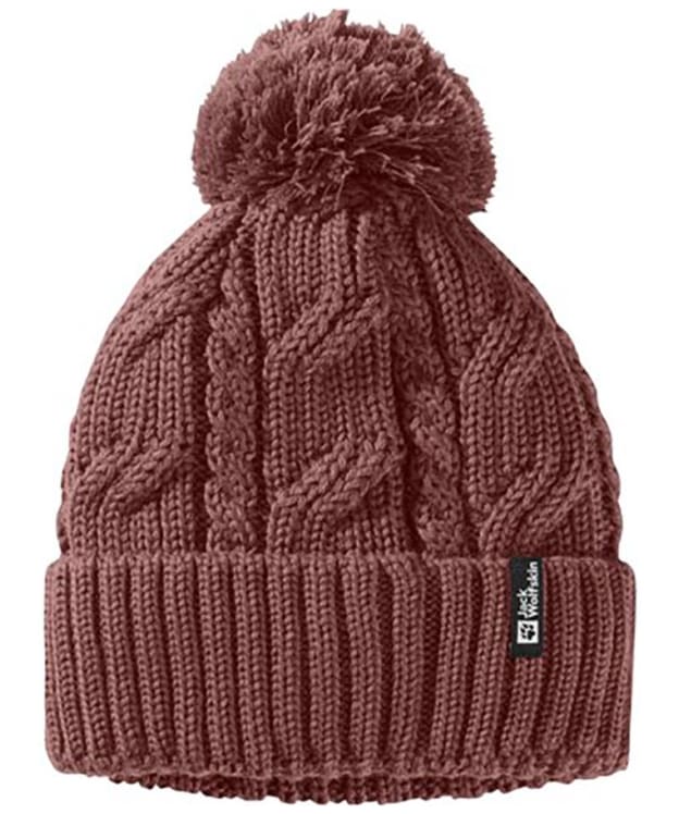 Jack Wolfskin Pompom Beanie - Mineral Red