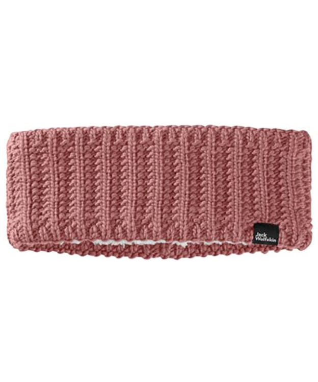 Women's Jack Wolfskin Highlift Knit Headband - Red Coral