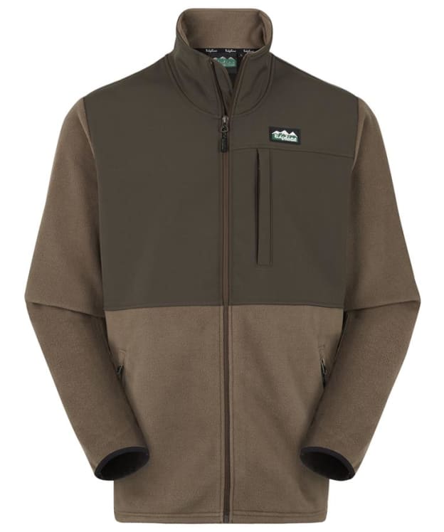 Men's Ridgeline Hybrid Fleece Jacket - Bark / Light Bark