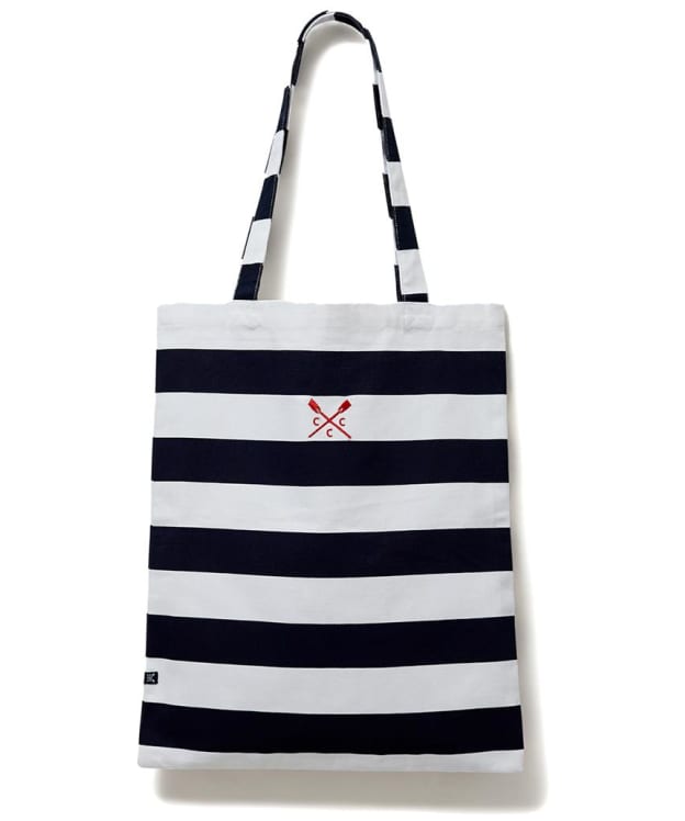 Women's Crew Clothing Organic Cotton Canvas Shopper - Navy / White Stripe