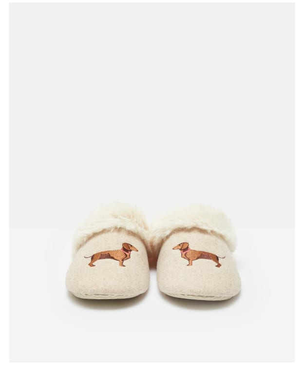 Women's Joules Snippet Luxe Faux Fur Mule Slippers - Dog