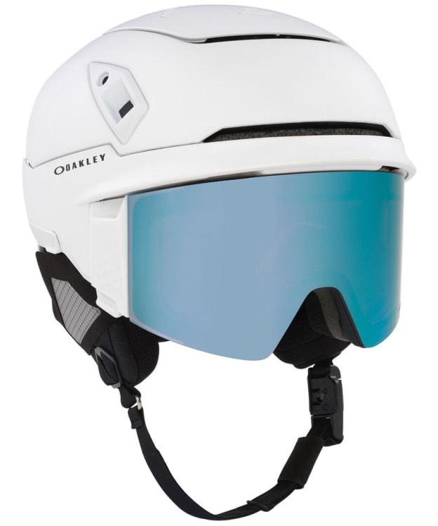 Oakley Mod7 Snow Sports Helmet with Prizm Lens - White / Sapphire Iridescent