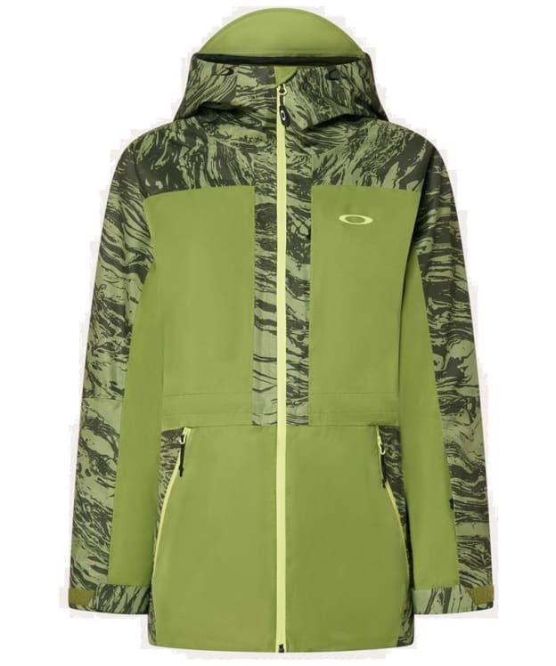 Women's Oakley TC Juno Reduct Shell Snow Jacket 2.0 - Duality Swirl Green