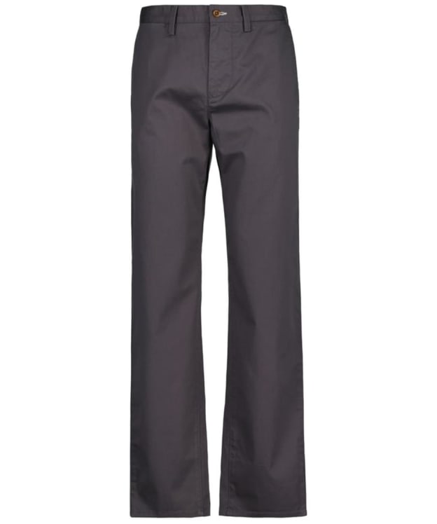 Men's GANT Regular Fit Twill Chinos - Anthracite