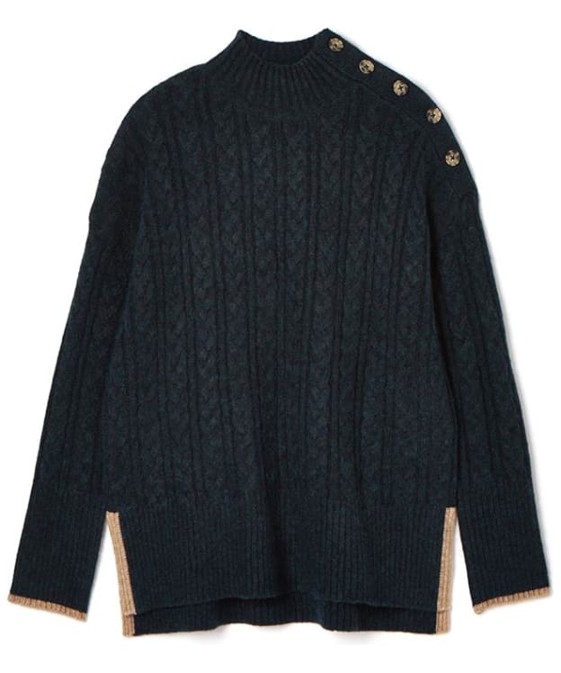 Women's Joules Betsy Cable Knit Jumper - Navy