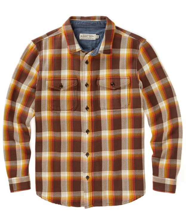 Men's Outerknown Blanket Shirt - Dark Roast Nostalgic Plaid