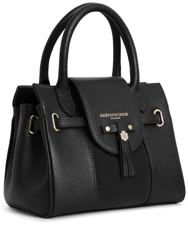 Women's Fairfax & Favor The Mini Windsor Leather Handbag - Black