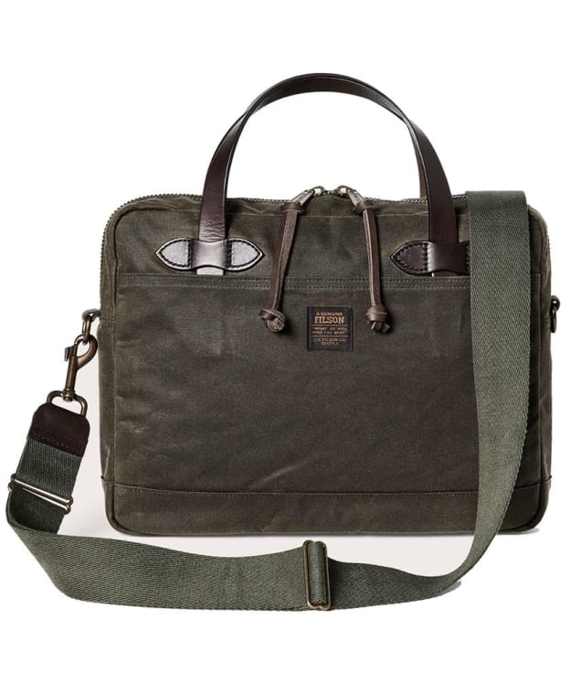 Filson Tin Cloth Compact Briefcase - Otter Green