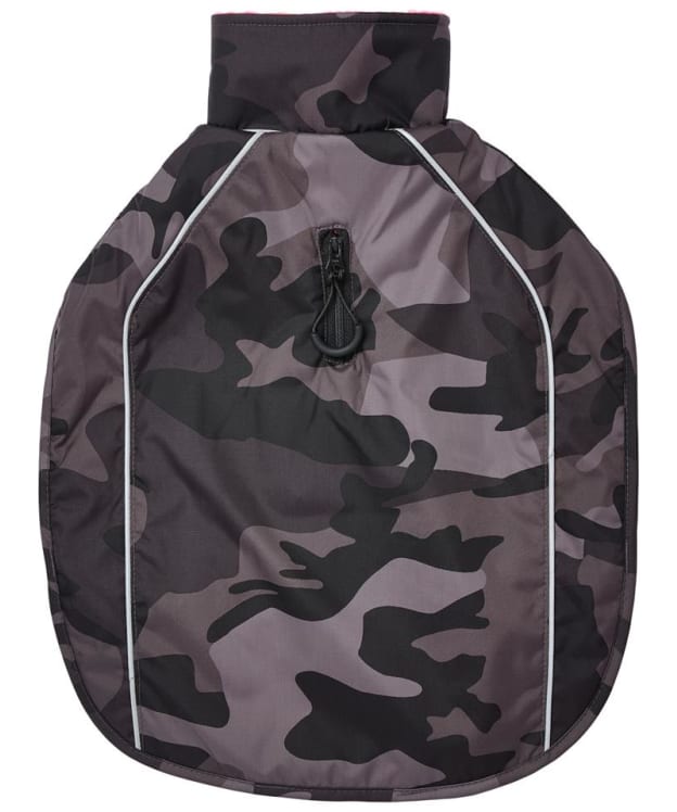 dryrobe® Dog Coat - Black Camo / Pink