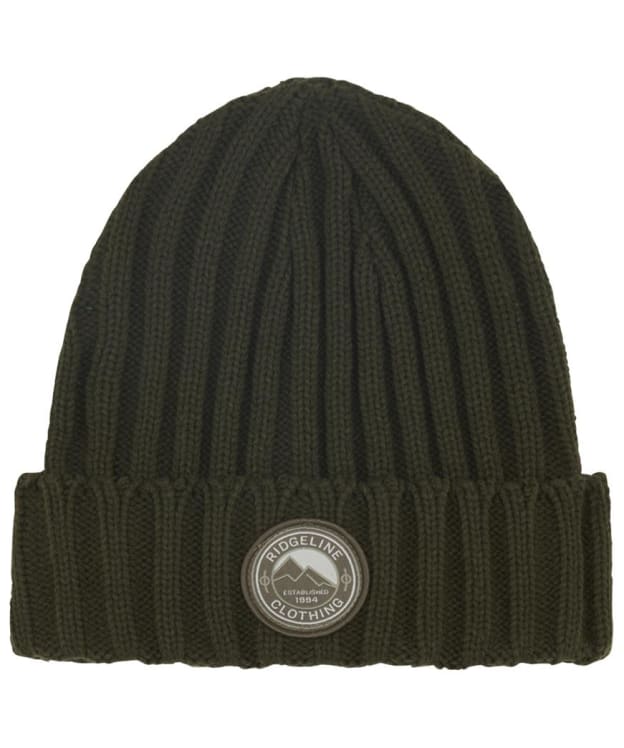 Ridgeline Original Knitted Beanie Hat - Olive
