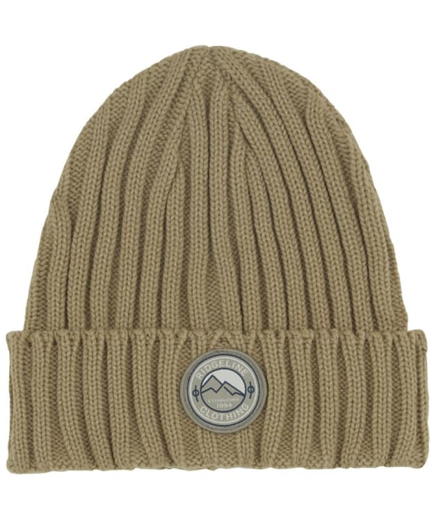 Ridgeline Original Knitted Beanie Hat - Stone