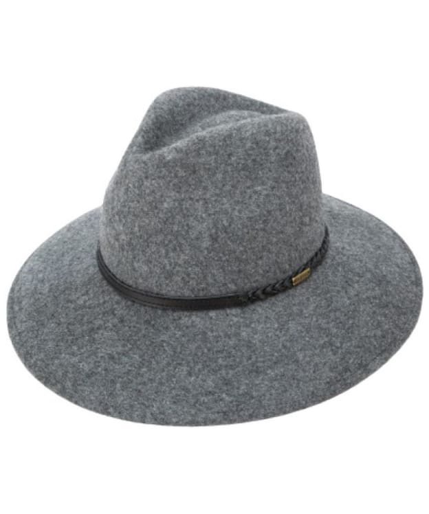 Barbour Tack Fedora Hat - Charcoal Grey