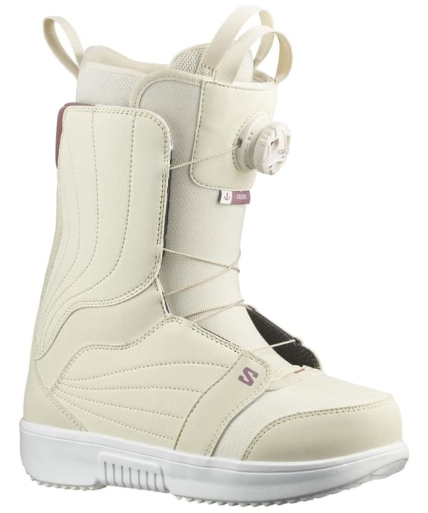 Women's Salomon Pearl BOA Snowboard Boots - Vanilla Ice