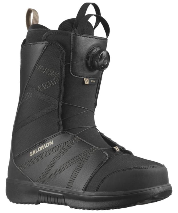 Men's Salomon Titan Boa Snowboard Boots - Black