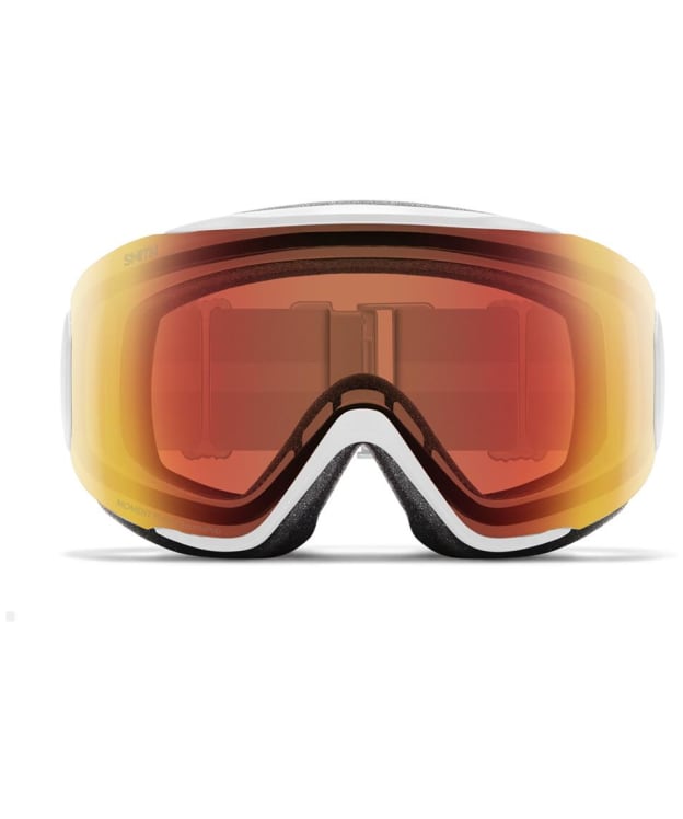 Smith Moment S Snow Goggles - ChromaPop Pro PhotoChromic Red Mirror Lens - White Vapor