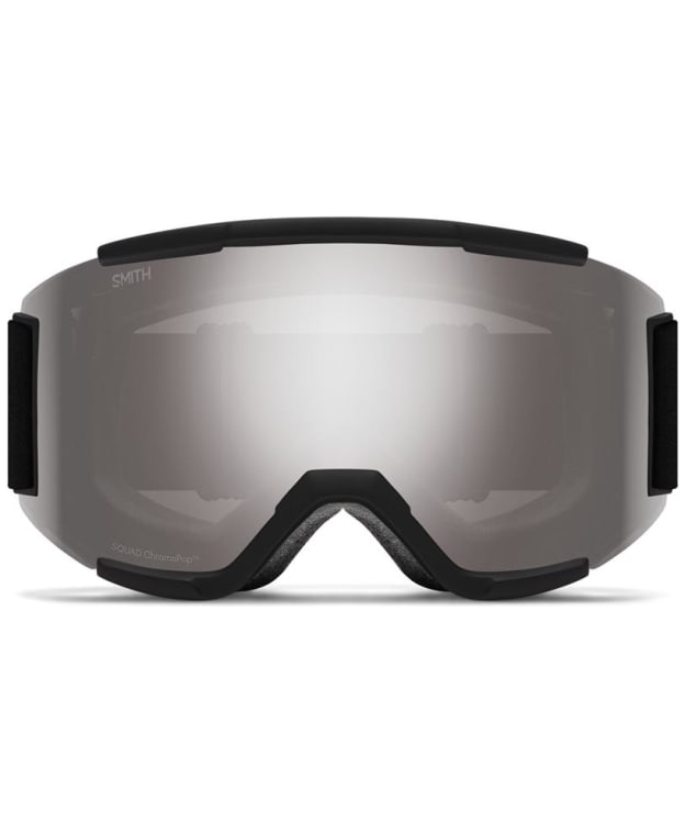 Smith Squad M Snow Goggles - Chromapop Platinum Mirror Lens & Yellow Lens - Black