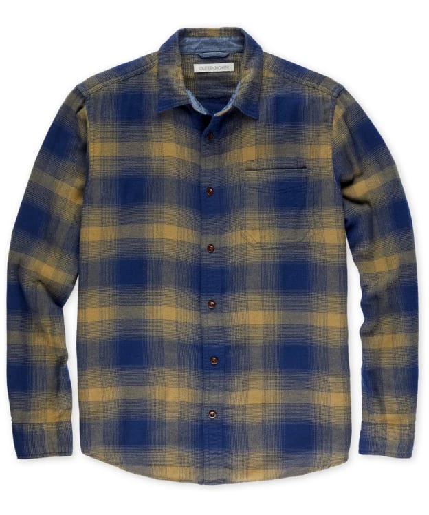 Men's Outerknown Transitional Flannel Shirt - Marine Seascape Plaid