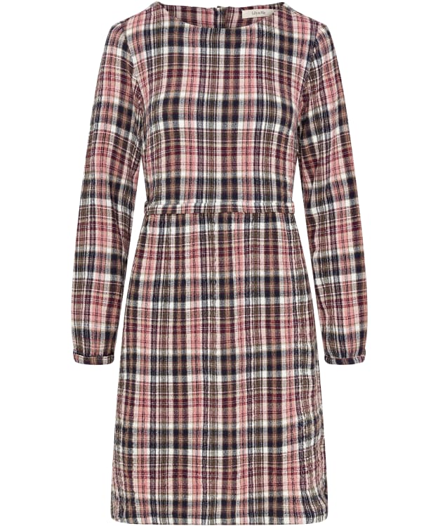 Women's Lily & Me Farewell Check Midi Dress - Mulberry