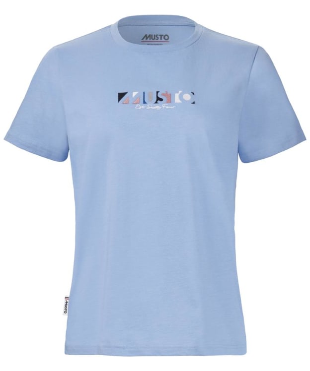 Women's Musto 1964 Graphic Short Sleeve T-Shirt - Sweet Pea Blue