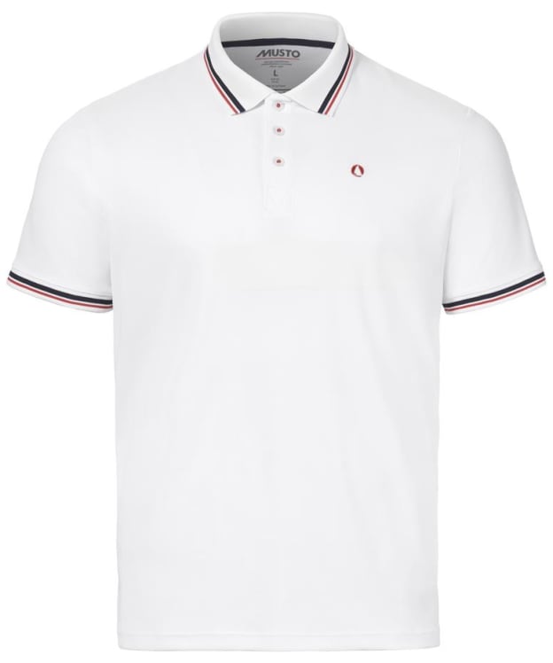 Men's Musto Evo Pro Lite Short Sleeve Polo Shirt 2.0 - White