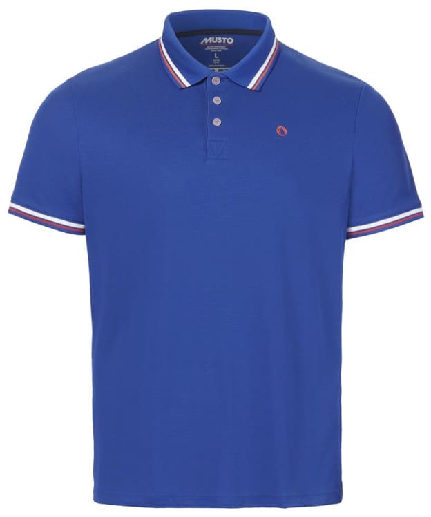 Men's Musto Evo Pro Lite Short Sleeve Polo Shirt 2.0 - Mazarine Blue