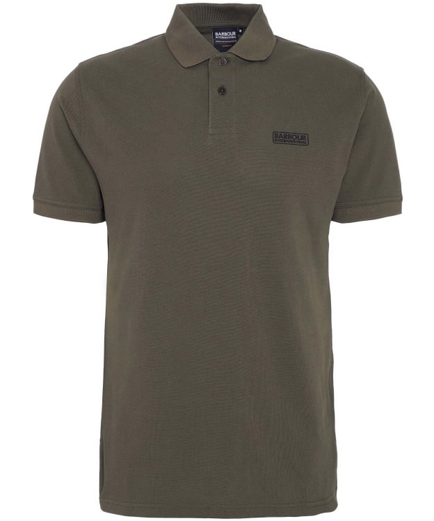 Men's Barbour International Essential Polo - Uniform Green