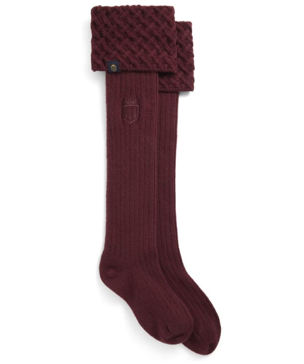 Women’s Fairfax & Favor Explorer Merino Wool Socks - Ruby