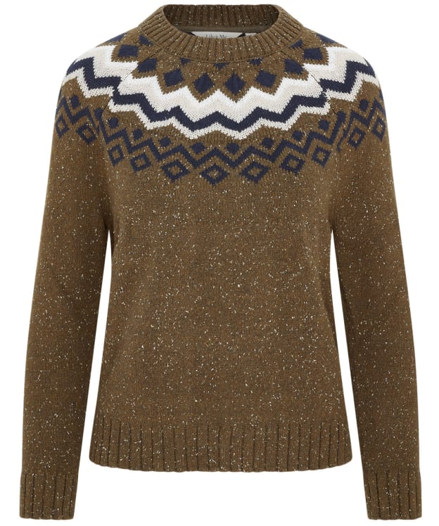 Women's Lily & Me Fitz Fairisle Jumper - Olive