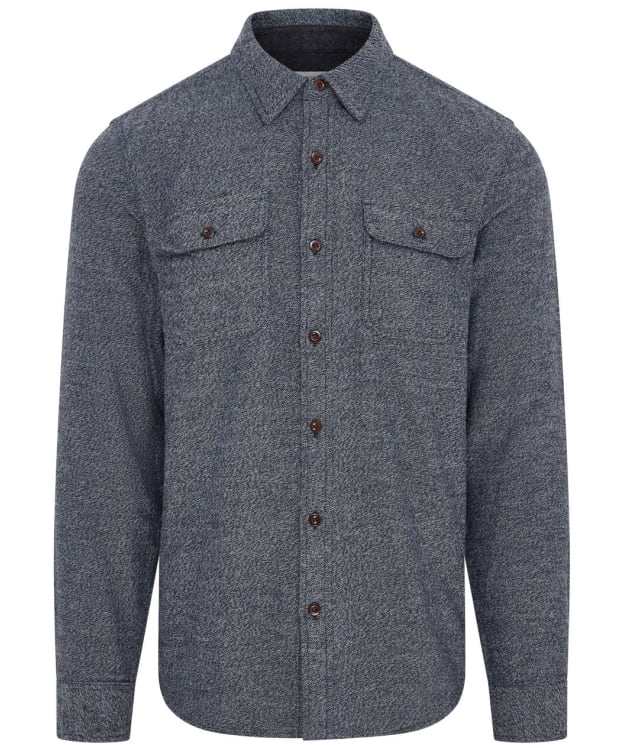 Men's Outerknown Transitional Flannel Utility Shirt - Navy Jaspe