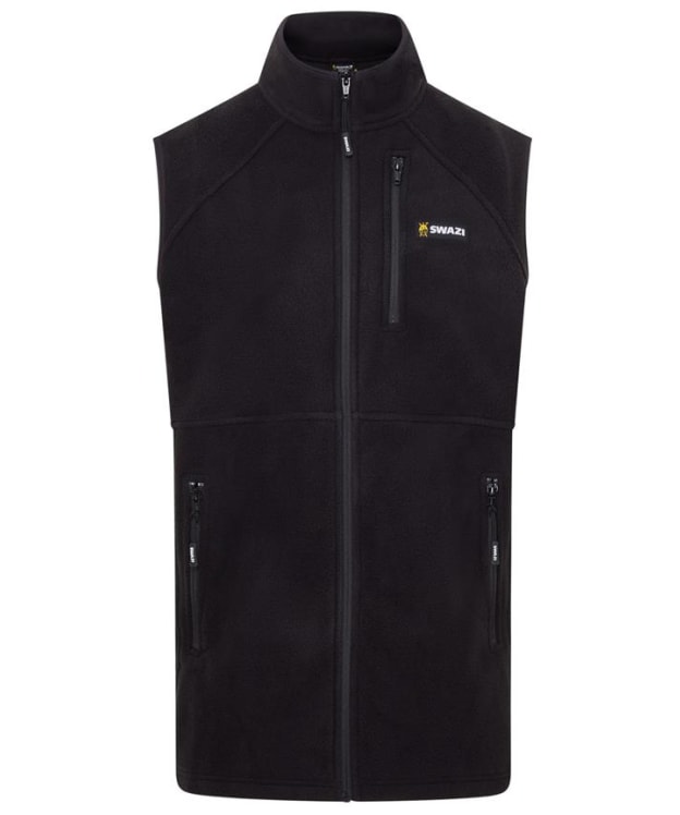 Men's Swazi Sherpa Polar Fleece Vest - Black