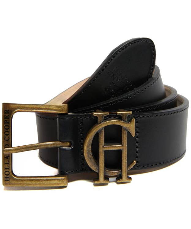 Men's Holland Cooper Classic Leather Belt - Black