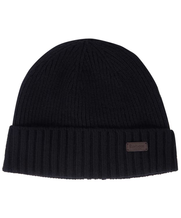 Men's Barbour Carlton Beanie Hat - Black